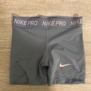 grey nike pros